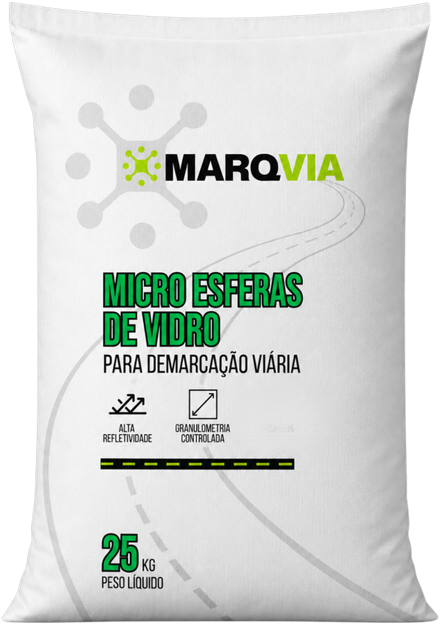 Saco de 25 kg de Microesferas de Vidro Marqvia