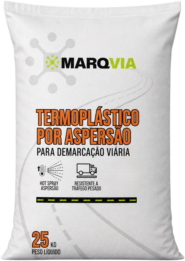 Saco de 25 kg de Termoplástico por Aspersão Marqvia
